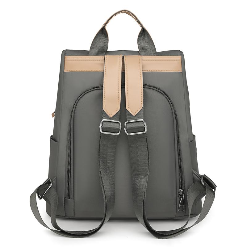 Anti-theft Backpack Women's Waterproof Oxford Cloth Backpack Lightweight Outdoor Travel Bag Student Schoolbag