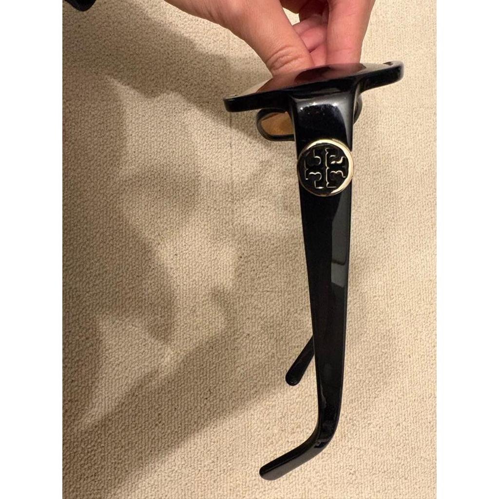 Used TORY BURCH Sunglasses Black Brown Lens