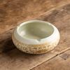 Ceramic Ru kiln ashtray creative mini ashtray Chinese practical easy to clean ashtray small personality trend