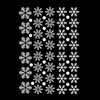Home Decoration Featival Ornament Snow Decals Happy New Year Wall Art Christmas Snowflake Sticker