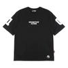 Monkey Flower Unisex Back Crow Embroidery Short Sleeve T-Shirt / Mm1Wts15U Black