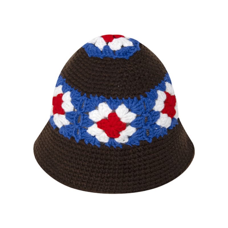 Studio & Parc Crochet Bucket Hat_Brown