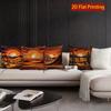2D Southwestern Desert Sunset Throw Pillow Covers Pattern Cushion Cover Suitable For Sofa Bedroom Car Pillow Cover