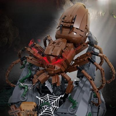 Eight-eyed Spider Collectible Model, Children's Educational Building Blocks, Boys' and Girls' Toys, Children's Day Gifts