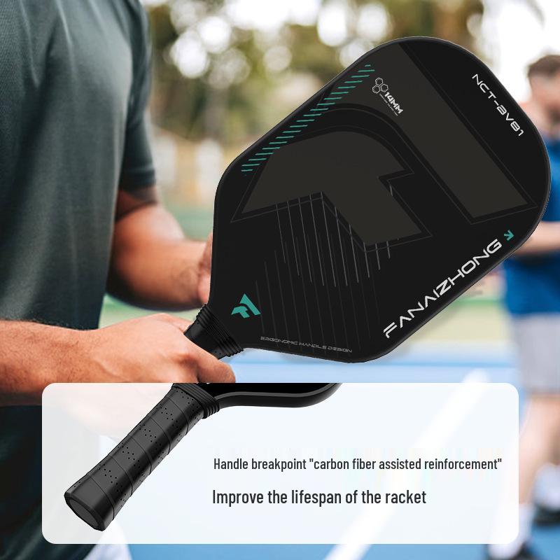 Carbon Silent 14mm One-Piece Competition Pickleball Paddle
