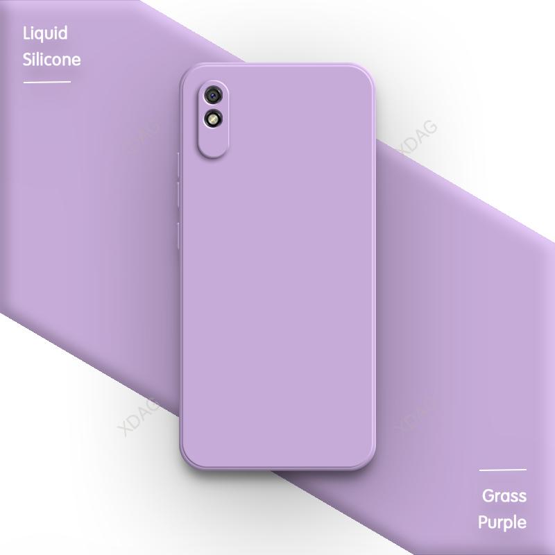 Soft Phone Case for Redmi 9A T 9T 9C NFC 9i Sport Activ Power 9 India AT 9AT Liquid Silicone Simple Protect Original Back Covers