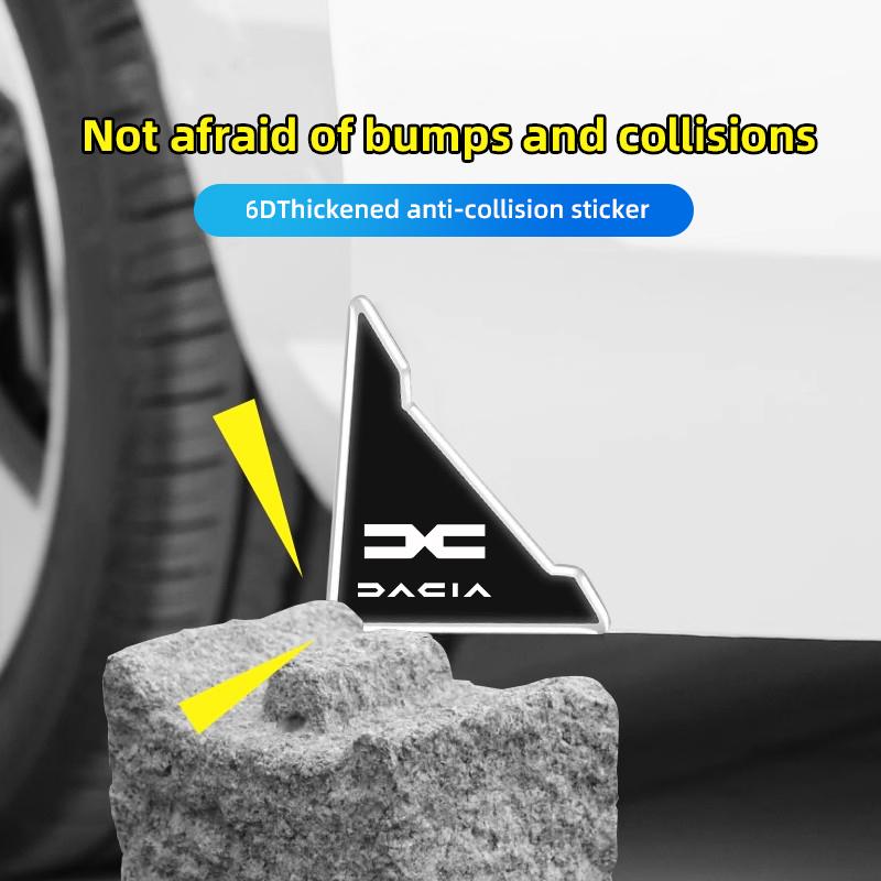 4Pcs Car Door Silicone Buffer Sticker Anti Collision Scratch For Dacia Duster Logan Sandero Stepway Dokker Lodgy MCV 2019 Spring