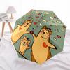 1pc Love Family Cartoon Automatic Open/Close Umbrella with Folding feature Compact Travel Umbrella, Lightweight design, for Commuting038