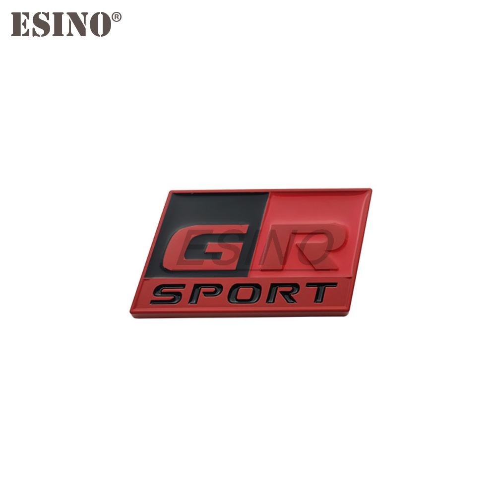 gjcr7 Car Styling Gazoo Racing GR GR MN 3D Car Zinc Alloy Badge Adhensive Metal Emblem Decal for Toyota Supra AE86 GT86