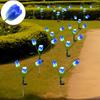 Solar Lotus Sunflower Garden Light for Outdoor Decoration