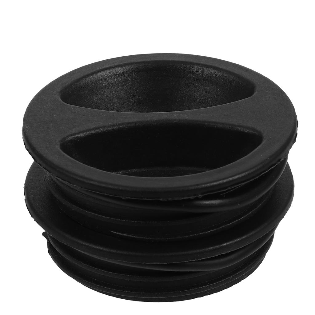 2Pcs Patio Umbrella Base Cover Drainage Holes Prevent Rust Water Accumulation Easy Install Durable 5cm Black Water Bottle Lids