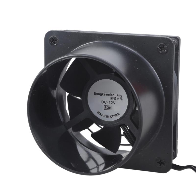 Leiser 8cm USB-betriebener Kanalventilator mit einstellbarer Geschwindigkeit und Luftrohr für 3D-Drucker, Haustierhäuser, Werkstätten, Lüftungssystem