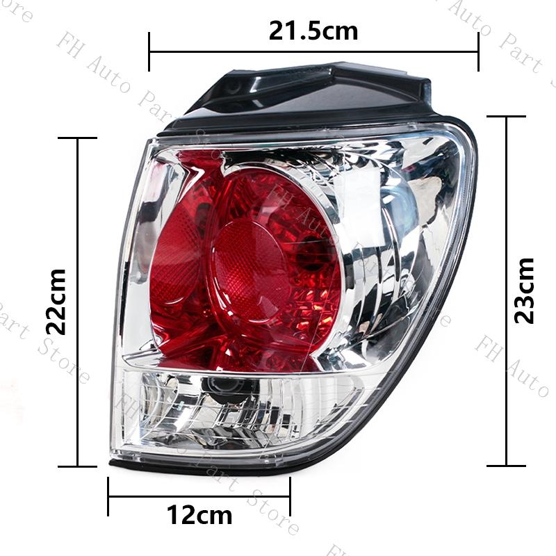 Taillight Taillamp For Lexus Altezza RX300 Toyota Harrier 2001 2002 Rear Bumper Tail Light Brake Stop Reverse Lamp No Bulb
