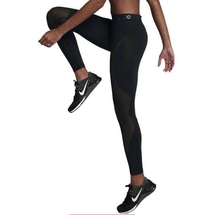 Nike Κολάν Μονόχρωμο Γρήγορου Στεγνώματος Γυναικεία Κολάν Μαύρο 889646-010