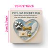 Dog Pocket Hug Memorial Card,2D Heart Keepsake,Inspirational Hug Token,Comfort Gift for Pet Lovers,Remembrance for Beloved Dog