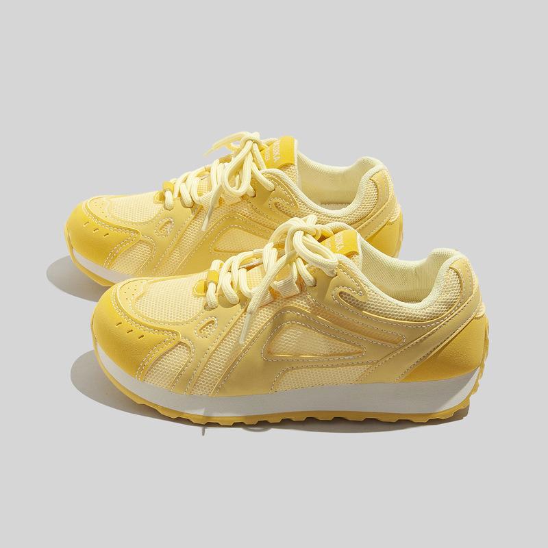 

Сетчатые белые туфли для женщин NS Женские туфли на толстой подошве Универсальная повседневная обувь Дышащая спортивная обувь Увеличивающие рост Туфли Форреста Гампа 40