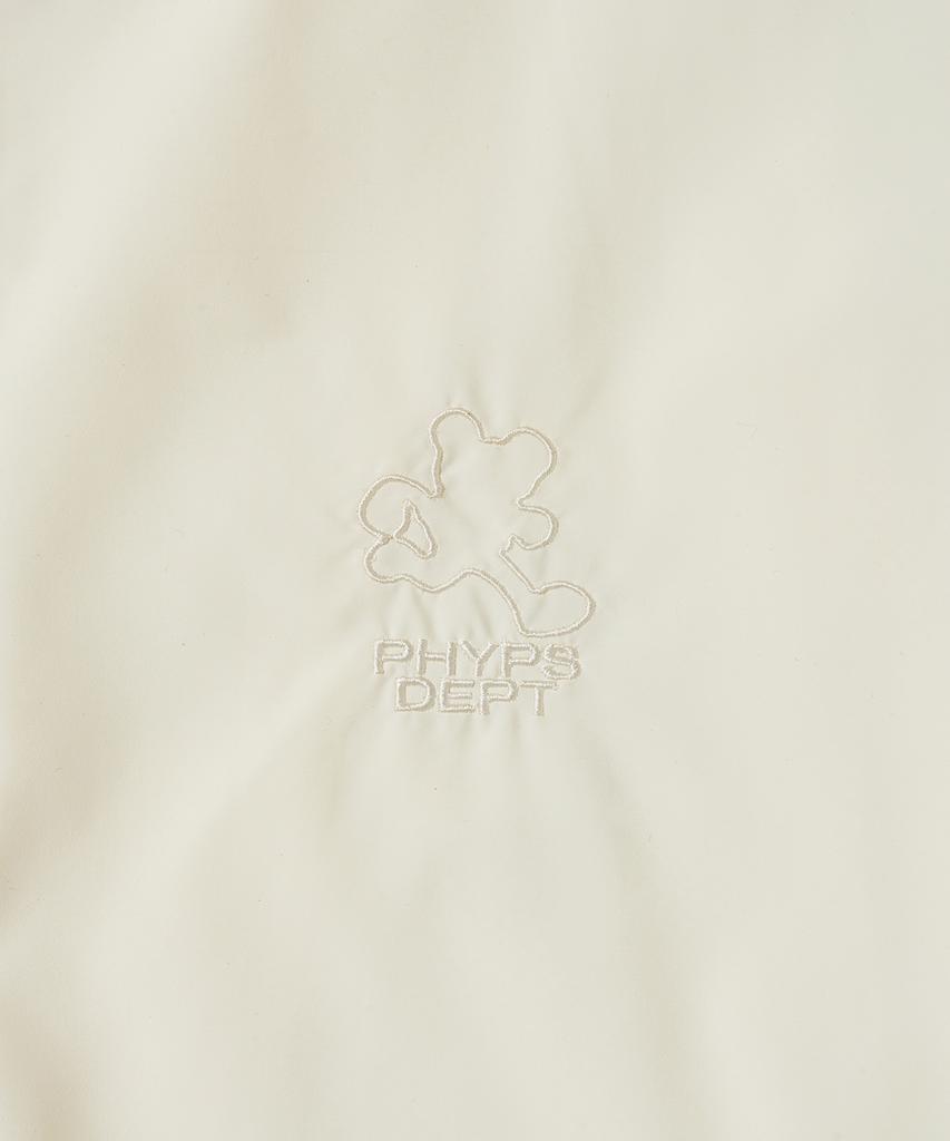 Physical Department Bear Keyring Arch Logo Windbreaker_Ivory