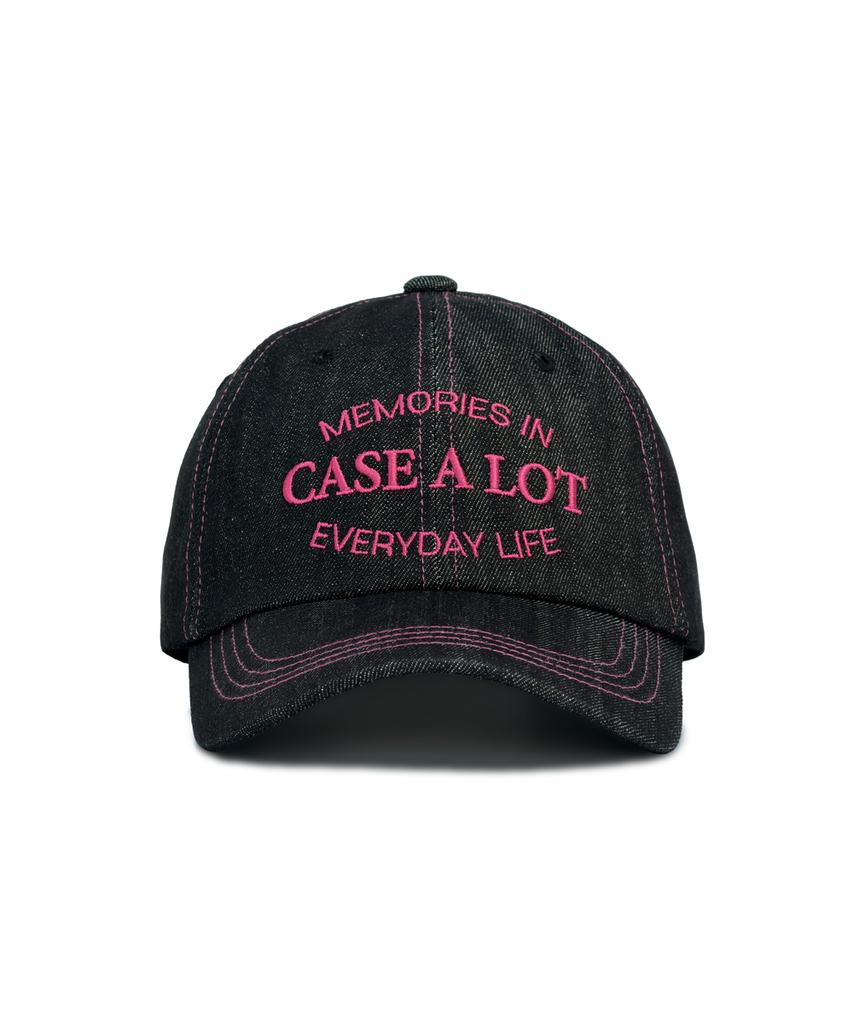 Keiseueolas Denim Stitch Ball Cap - Black