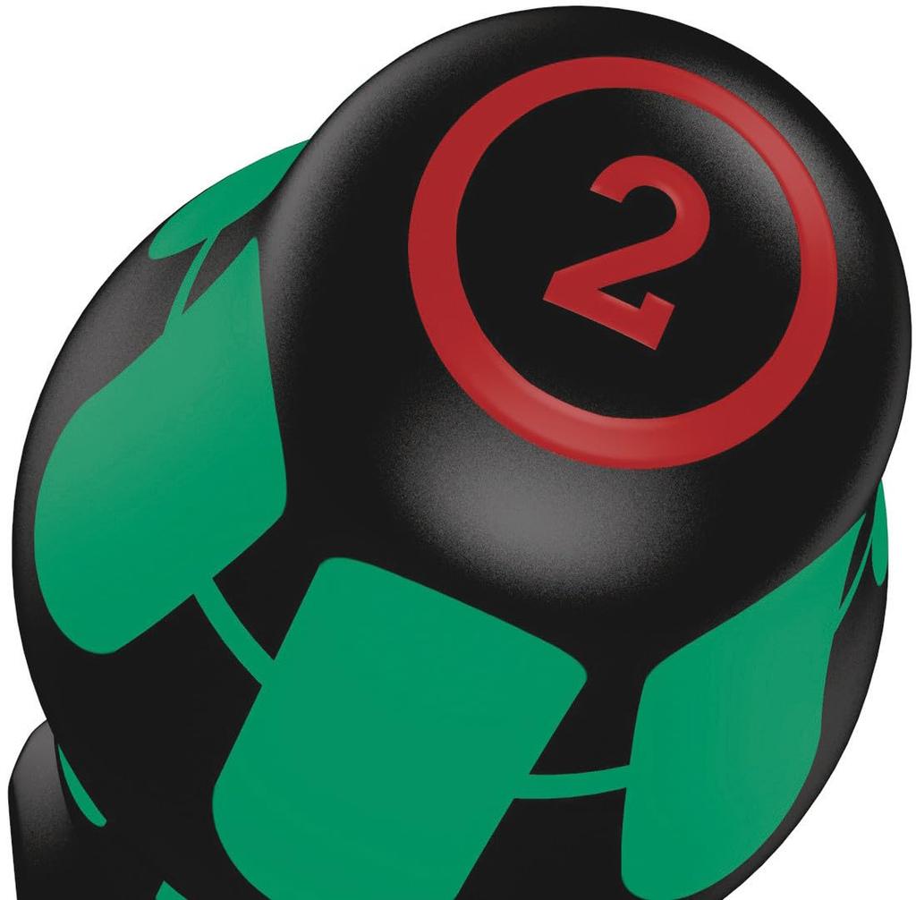 WERA Kraftform Plus Handle Screwdriver Set with 105622 6-Piece Rack,