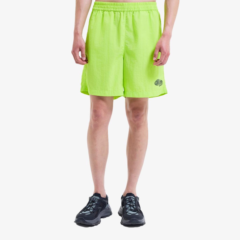 Baellob Men'S Packable Travel And Swim Shorts Lime