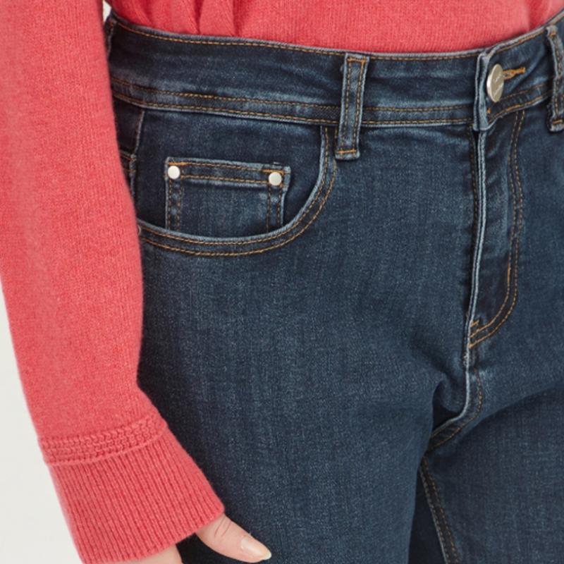 Benetton Benetton Roll Up Slim Straight Jeans Badpb1361 In