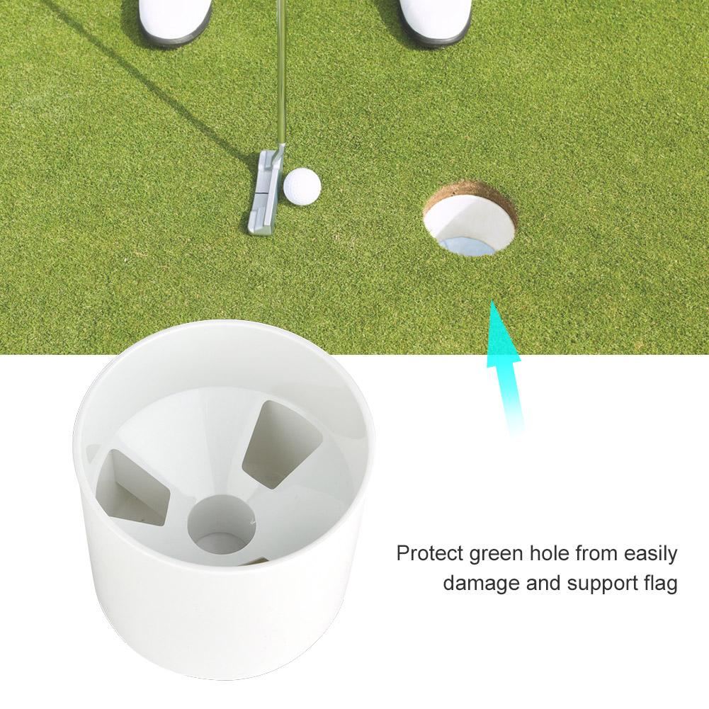 Golf Hole Cup Putting Yard Garden Backyard Practice Stick Golf Training Aids