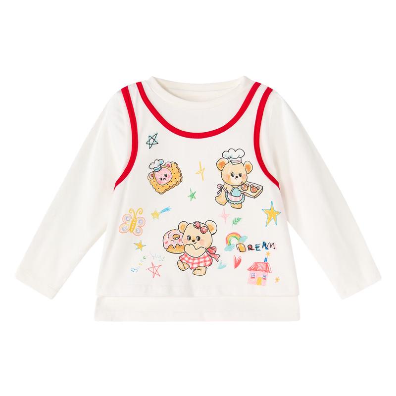 Девичья футболка DEESHA с принтом в стиле граффити, имитирующая двойку 130