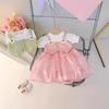 Girls Princess Dress Spring Autumn Tulle Tutu Skirt Kids Elegant Party Gown Children Casual Long Sleeve Clothing