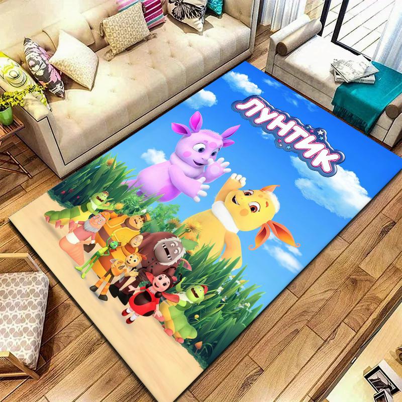 Luntik Carpet Rug for Living Room Bedroom Home Sofa Decoration,Kids play Nonslip Floor Mat