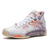 Anta Shock Wave 5 Mutation Low top Slip Resistant Abrasion Resistant Basketball Shoes Women's White Purple 122331106-1