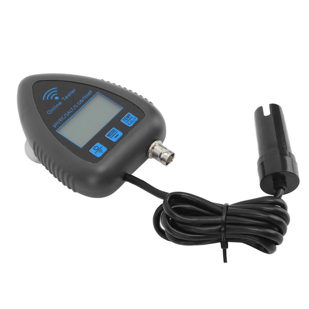 PH Temperature Water Quality Meter Mini Continuous 5 In 1 PH EC SALT SG TEMP Monitor Wireless WiFi