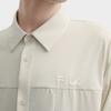 New FILA Shirts Men's Light Beige Khaki F11M438403FLK