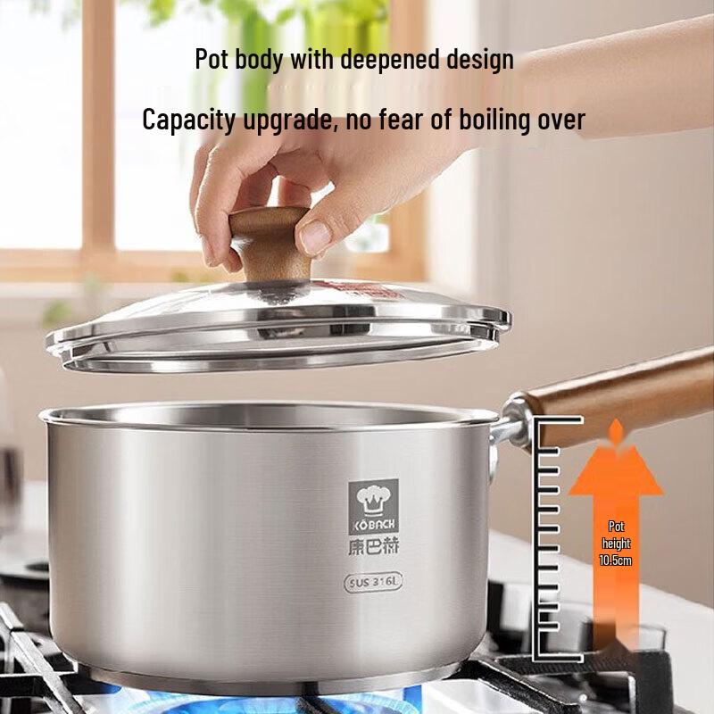 KABACH 316L Stainless Steel Milk Pot