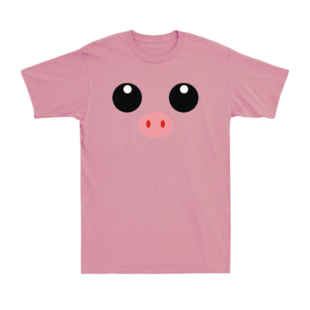 Pig Funny Pink Animal Lovers TShirt Novelty Unisex Cotton Short Sleeve TShirt