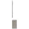 3 Piece Hall Furniture Set Concrete Grey Particleboard