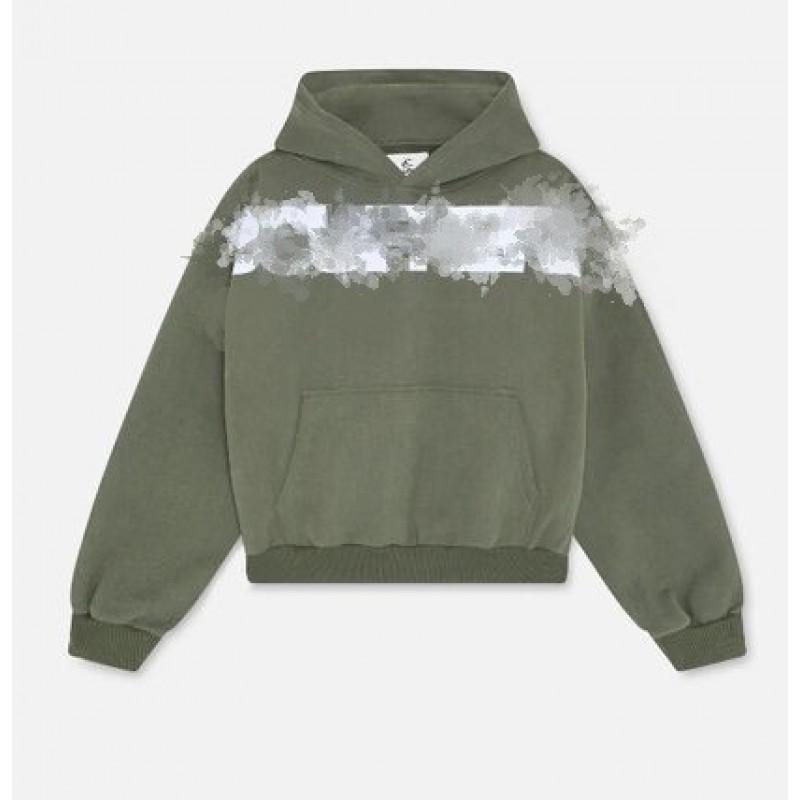 Moletom Casual Hip Hop Feminino Corte Amplo Estampa de Letras Pulôver Streetwear Estilo Casal