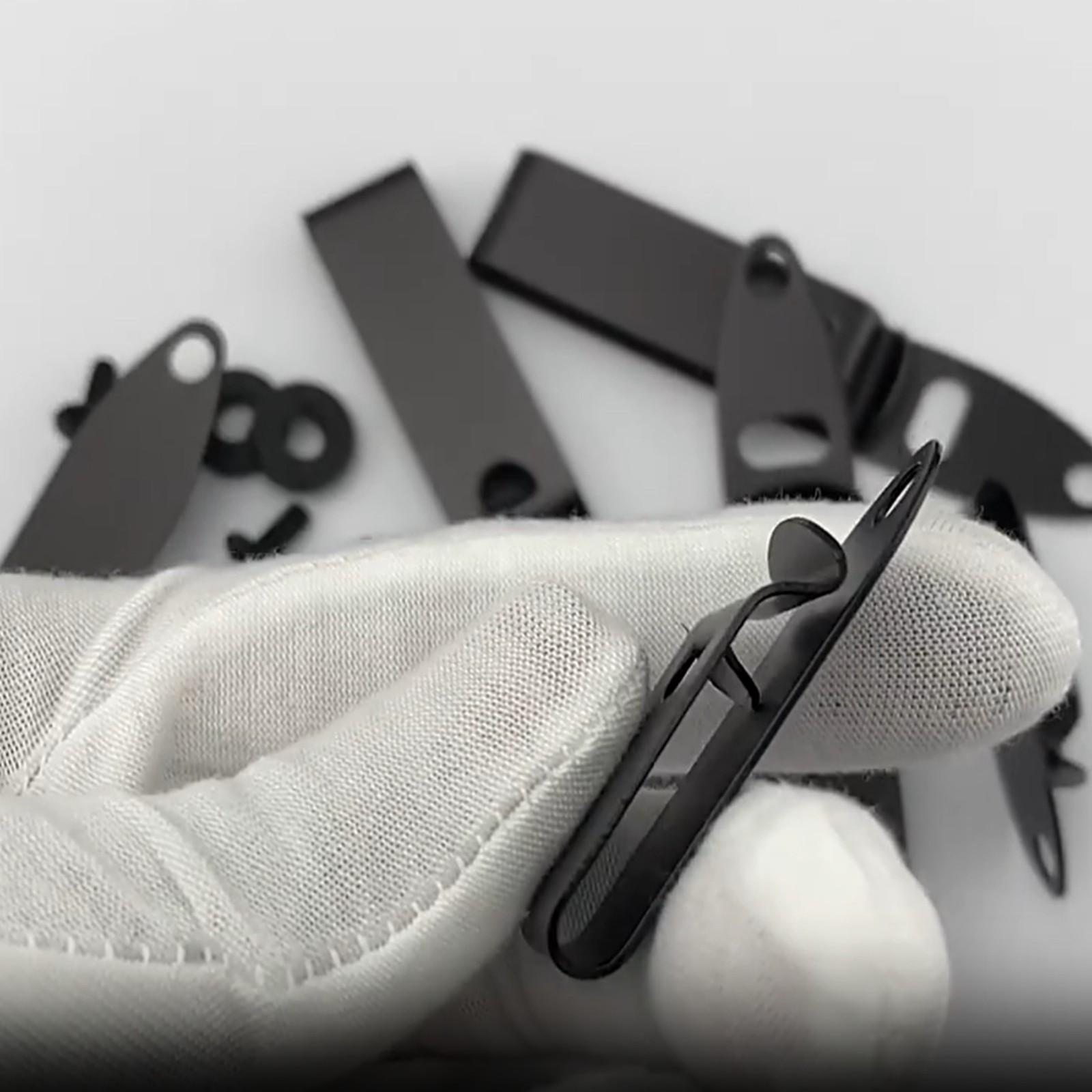 

Knife Sheath Back Clip Scabbard Carrying Pocket Clip Stainless Steel Holsters Clip Set K Sheath Waist Clip Accessories S