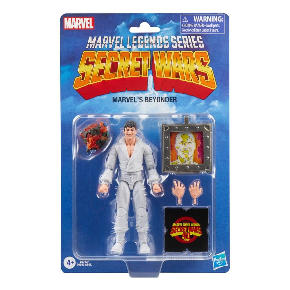 Hasbro Marvel Legends Series Retro Marvel Comics Secret Wars Collectible Action Figure with Shield Authentic Beyonder, 6-Inch (G0783),