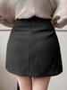 Plus Size Women's Asymmetrical Button Design Skirt - Casual, Versatile, Fashionable