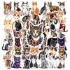 35-70pcs Lifelike Cat Stickers Cute Meow Style Graffiti Waterproof Decoration Diy Luggage Computer Phone Skateboard Sticker