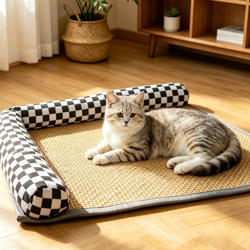 Summer Pet Cooling Pad For Dogs Cats Cool Mat Pet Bed Soft And Comfortable Cushion High-Quality Gifts Floor Mats For Pets