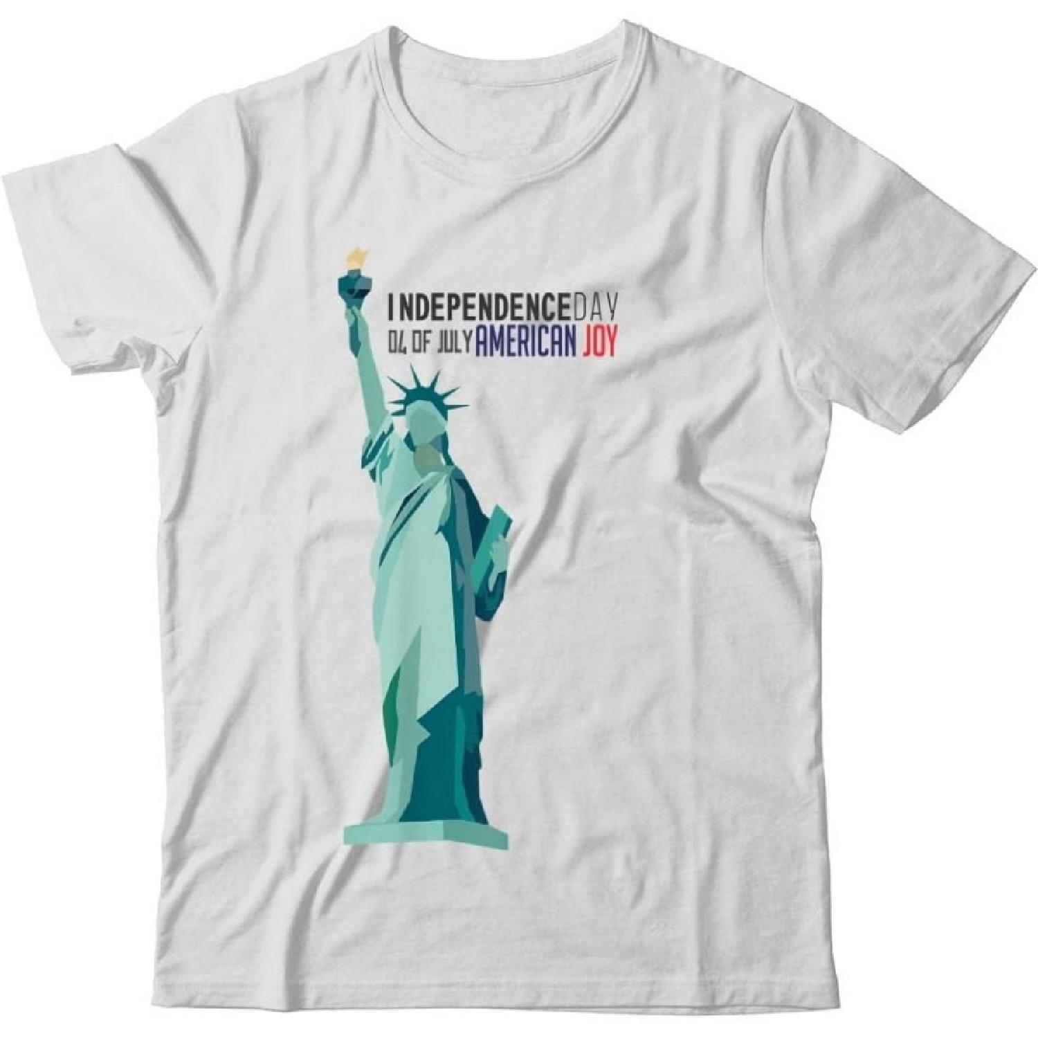 RIATYAA Statue of Liberty T-Shirt (Independence Day)-Graphic Tees for Men Funny-Funny T Shirts for Women-Womens Graphic Tee Shirts-cat Tshirt Women S