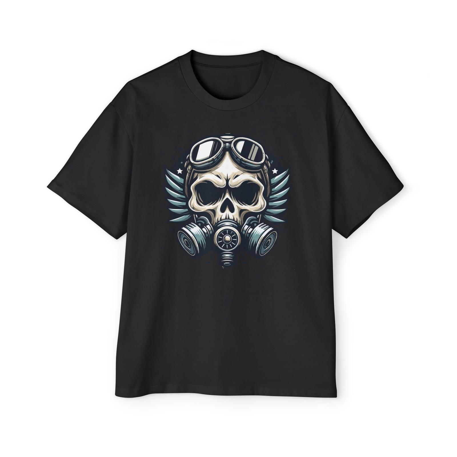 Air Forces Skull Wings Military Toxic:: High quality Men s Heavy Oversized Tee S разноцветный
