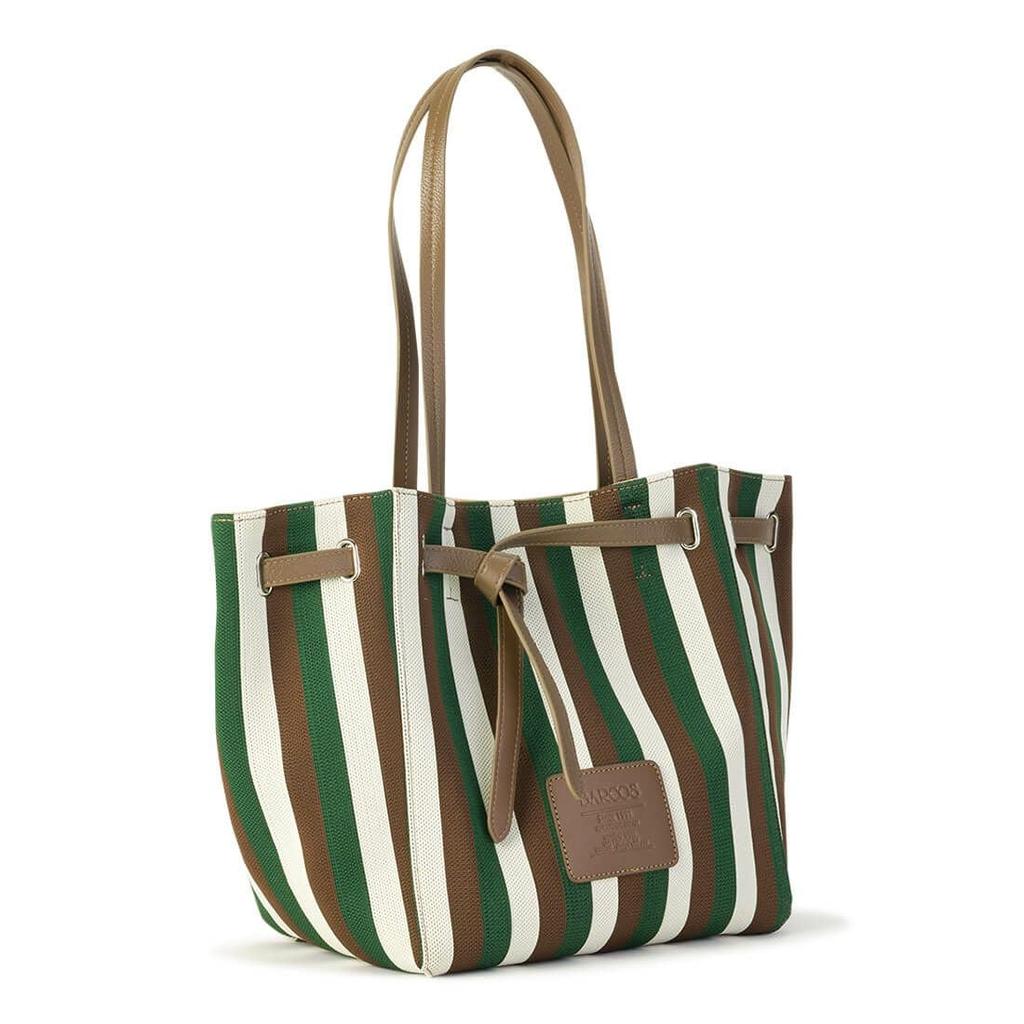 Barcos Mesh Bag with Adjustable and Green 2-Way Handbag/Shoulder Pouch, Length, Stretchy, Lightweight, Soft, Practical,