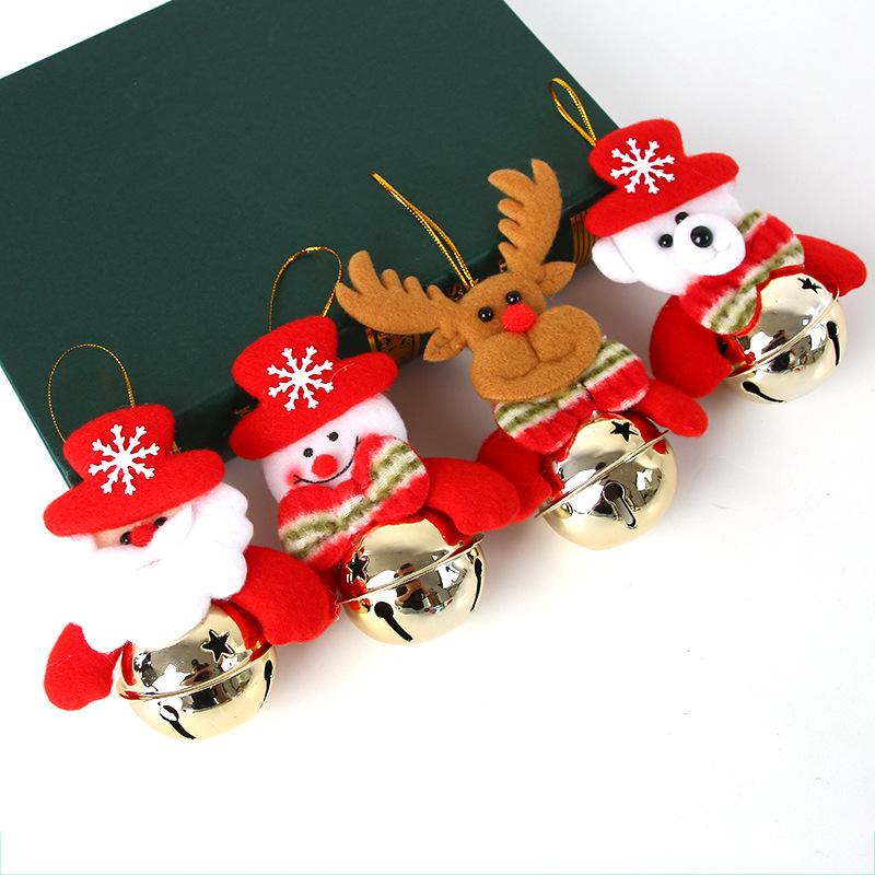 Christmas Plush Doll Ornaments Snowman Santa Claus Pendants Xmas Tree Hanging Ornaments For Home Xmas New Year Party Decorations