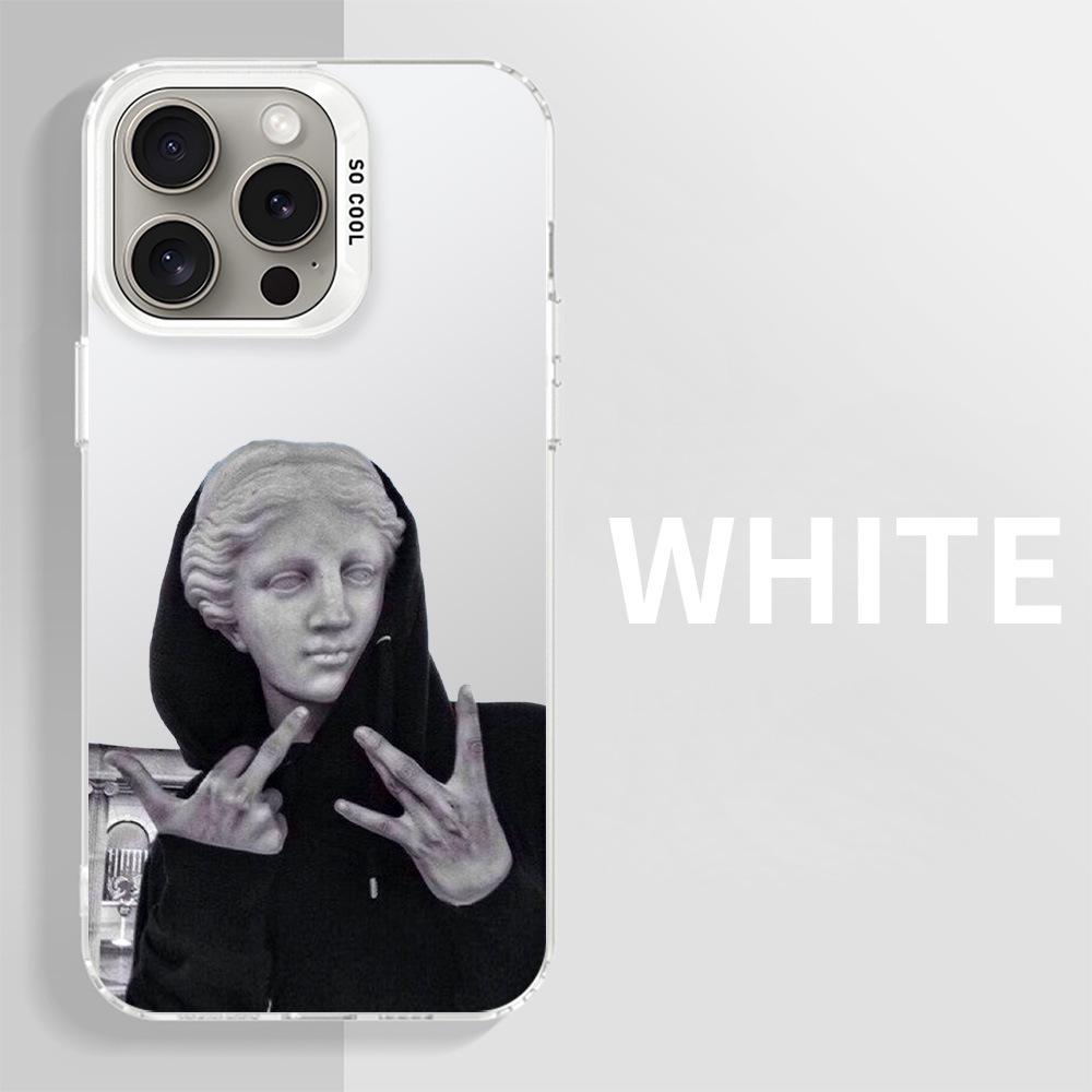 Europäische und amerikanische IMD Silber Cross-Border Handyhülle für iPhone 15/14/13/11/8