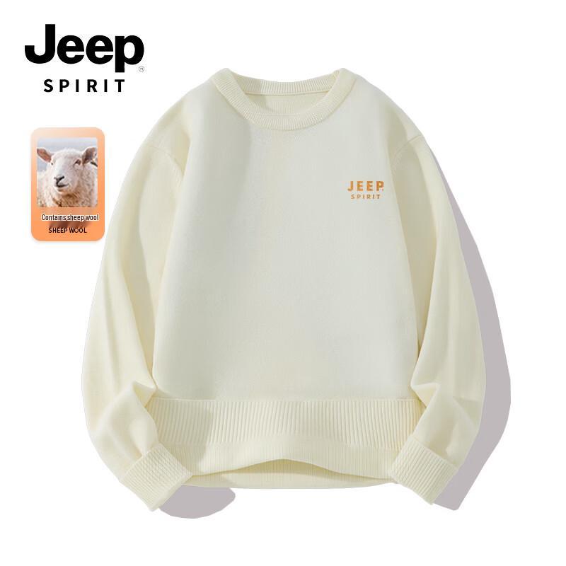 JEEP SPIRIT Herren Winter Warmer Rundhals Strickpullover