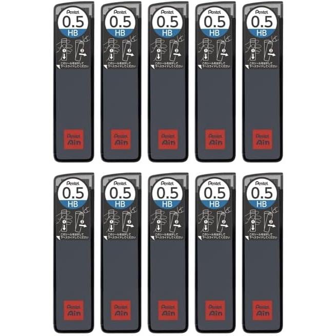 Pentel Ain STEIN Mechanical Pencil Lead, 0.5mm, Limited Neo Classical, 10 Pieces C285NL5-HB(10)