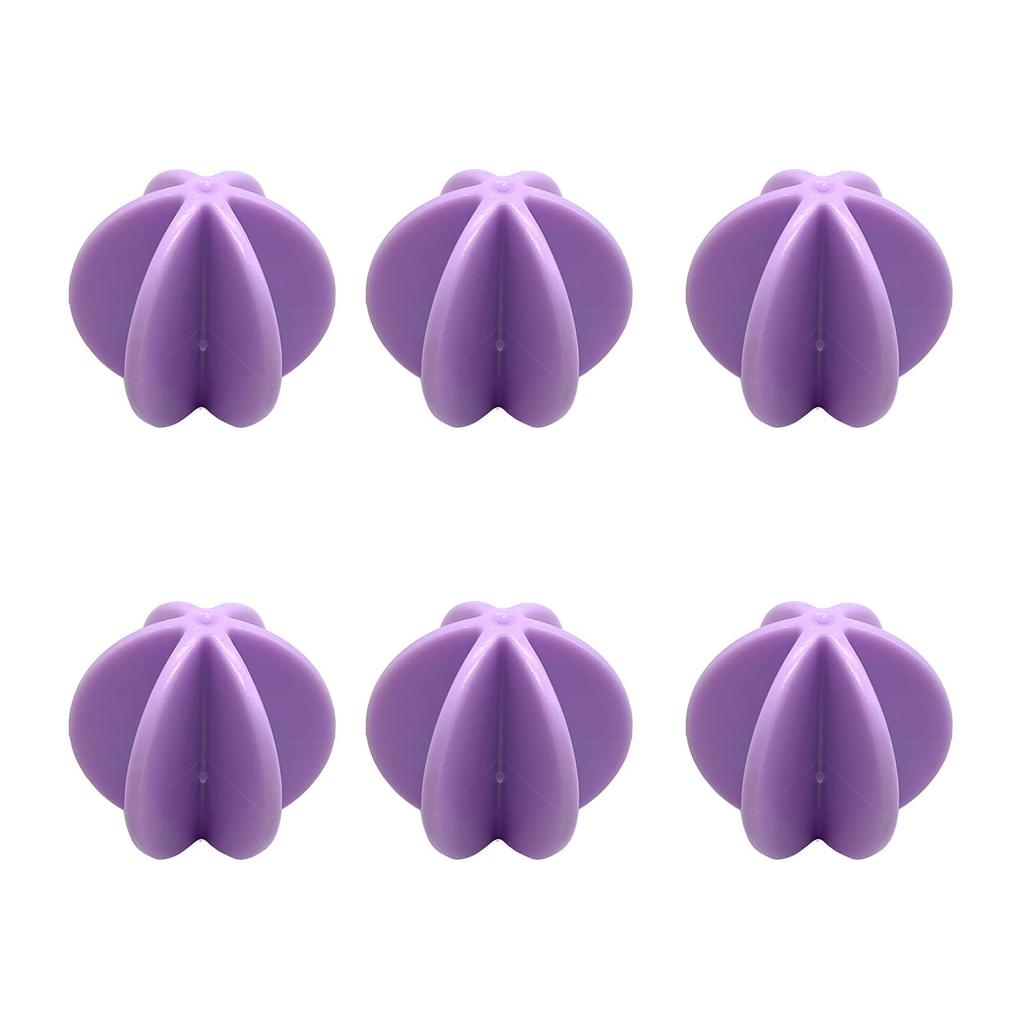 6Pcs Multicolor Protein Shaker Balls for Smooth Mixing In Shake Bottles Random Color Plastic Blending Balls