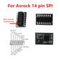 TPM 2.0 Security Module Board For ASROCK 14 PIN SPI Motherboard Windows 11